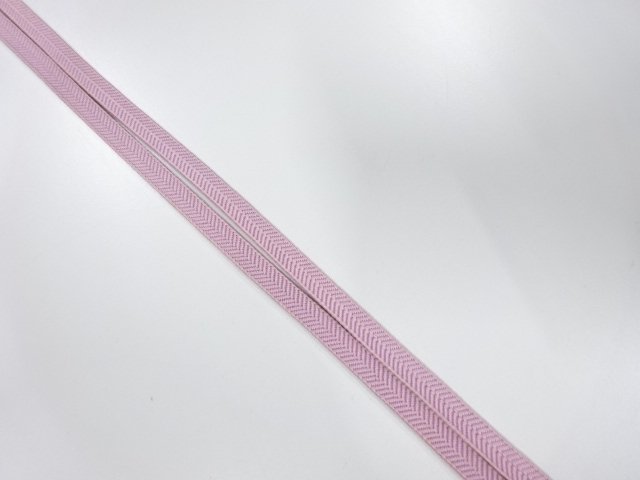 未使用品　正絹　帯留め用　手組三分紐
